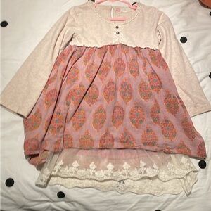 FREE PLANET Floral Patterned Kids Top